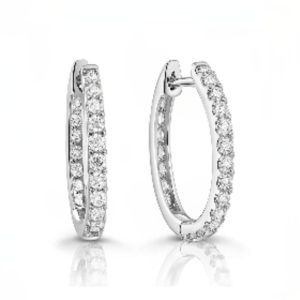 Eternal Spark Mini Hoop Earrings